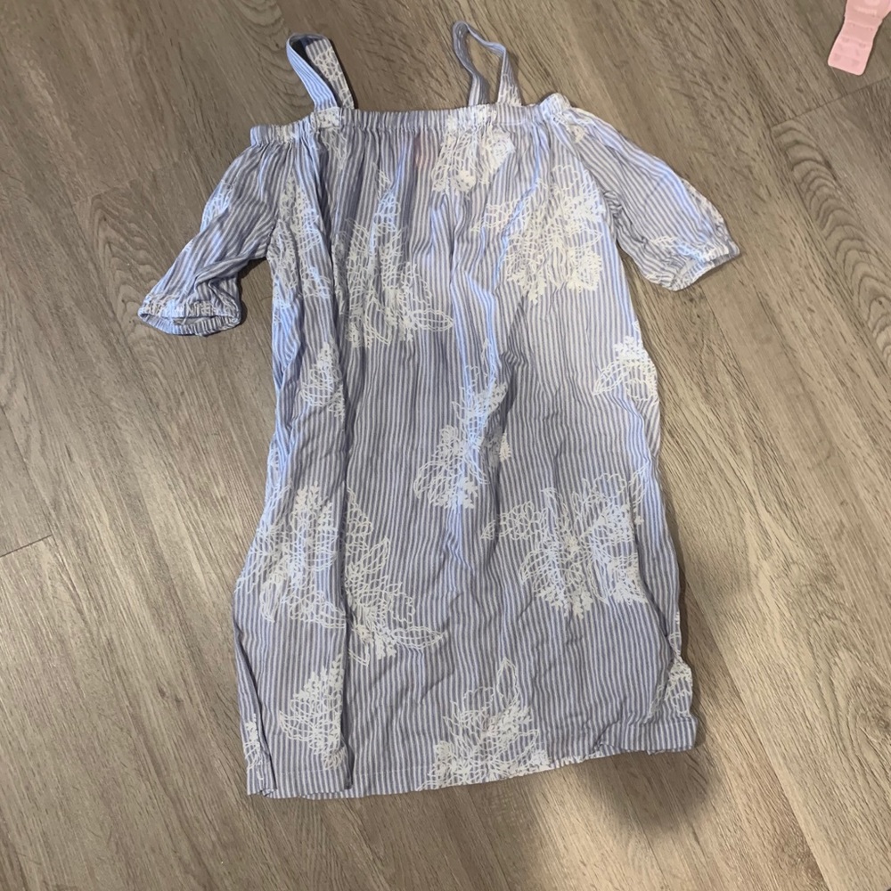 girls floral dress size medium 7-8